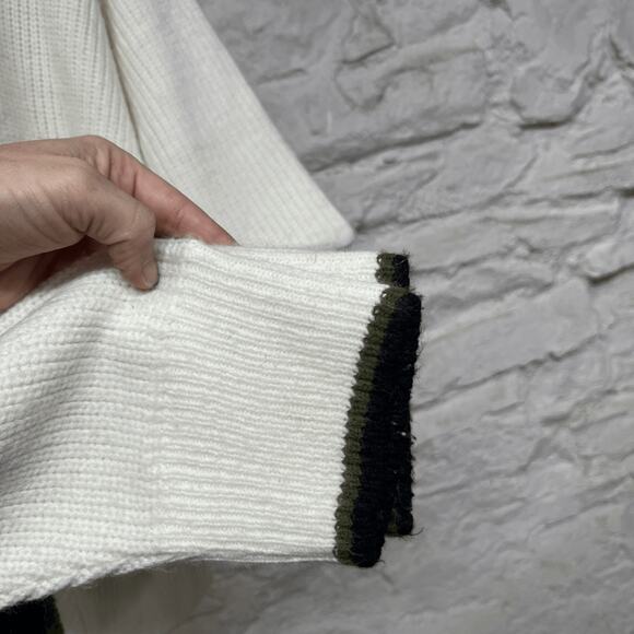 Campus Full Zip Cardigan Sweater Orlon Acrylic Letterman Talon Zip Vintage 60s - Picture 6 of 9